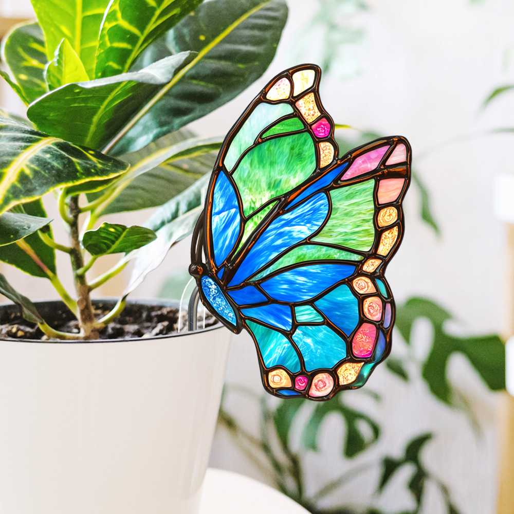 🔥Stained Glass Kingfisher Suncatcher Decoration