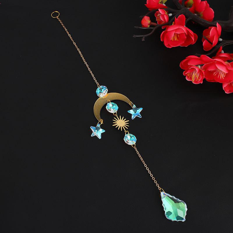 Sun Moon Hanging Crystal Sun Catchers