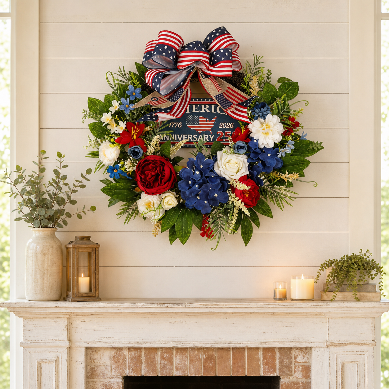 250th Anniversary Patriotic Wreath