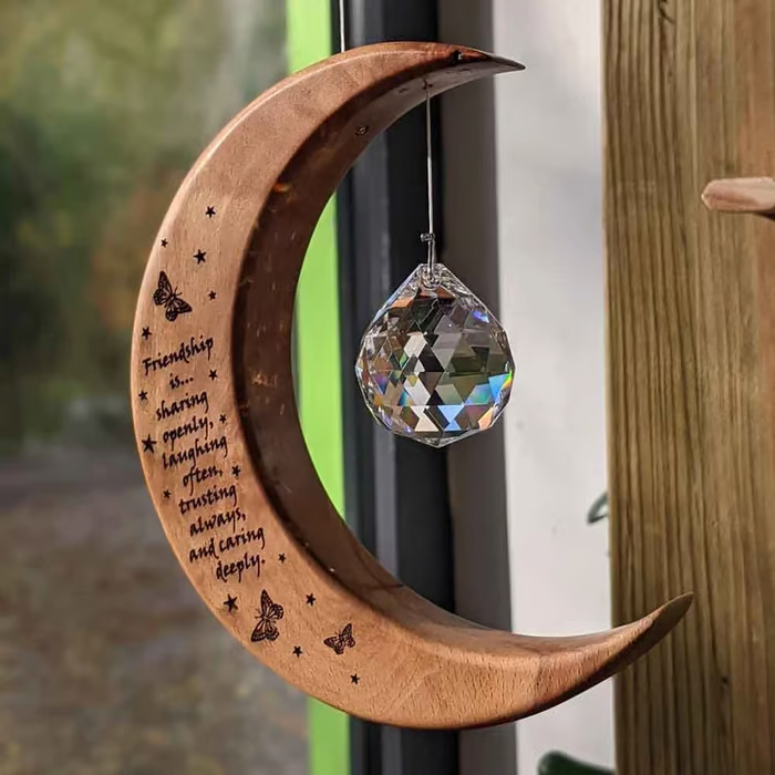 🔥Black Friday Sale 49% OFF🌙 Friendship Gift – Irish Moon Suncatcher 