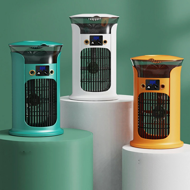 Adjustable Silent Cooling Fan With Humidifier