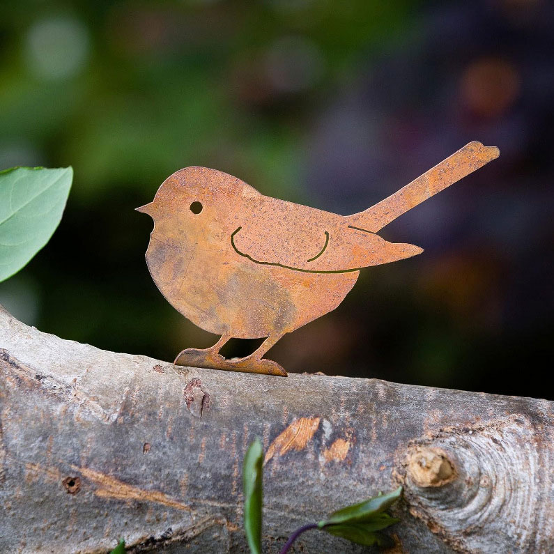 60% OFF - Rusty Metal Bird Silhouettes Garden Decoration