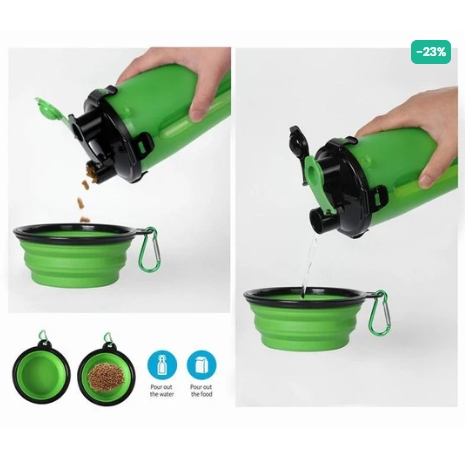 🐶🐱Two Uses dog water bottle portable