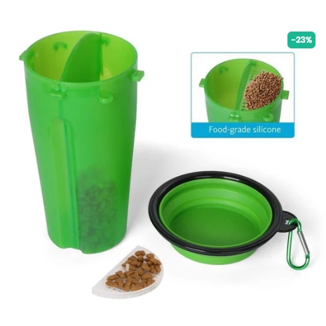 🐶🐱Two Uses dog water bottle portable