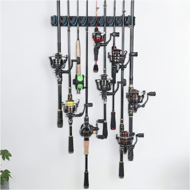 🔥Wall Mounted Fishing Rod Rack