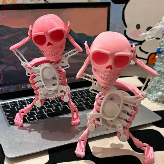Dancing Skeletons Glow in The Dark Fun Toys