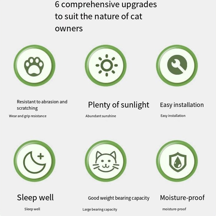 Foldable Cat Beds for Indoor Cordless Cat Window Perch