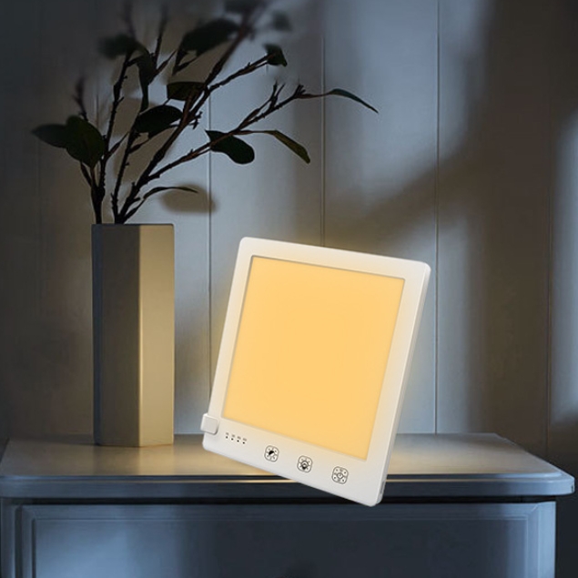 Ultra-Thin UV-Free 10000 Lux Therapy Light Touch Control Lamp
