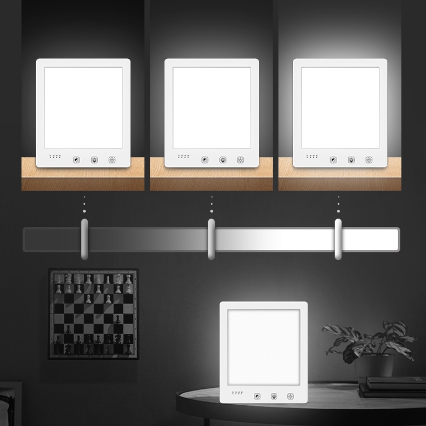 Ultra-Thin UV-Free 10000 Lux Therapy Light Touch Control Lamp