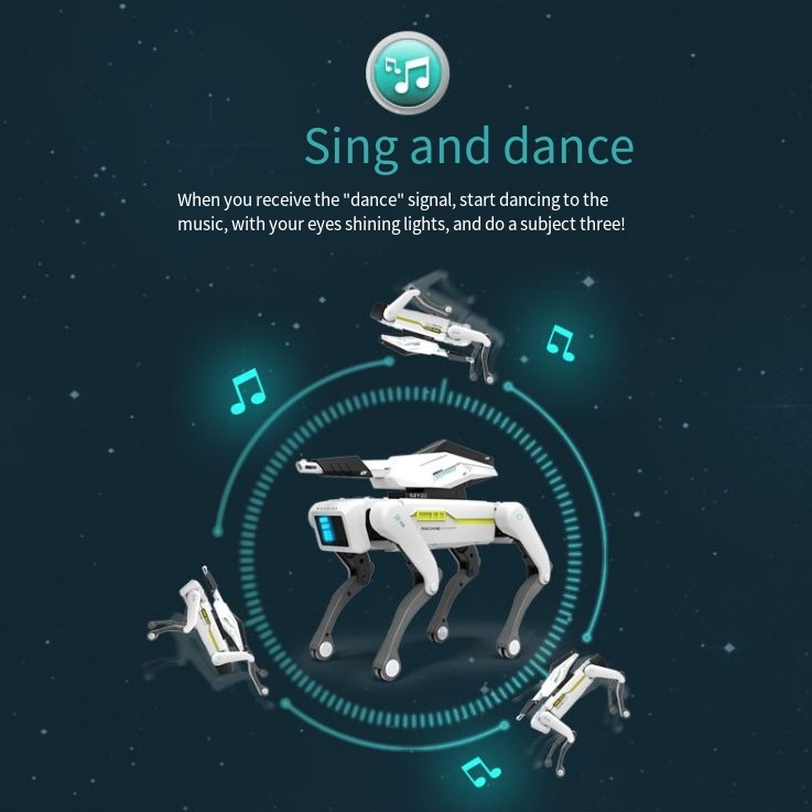 2.4Ghz RC AI Intelligent Bionic Robot Dog