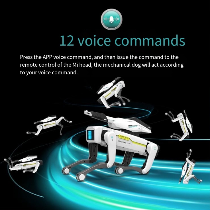 2.4Ghz RC AI Intelligent Bionic Robot Dog