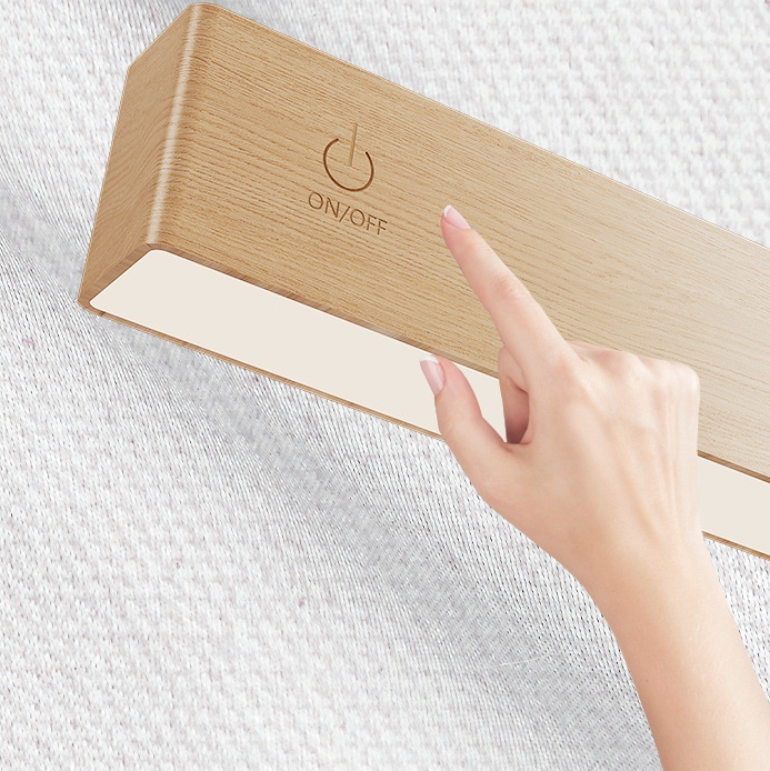 Battery Operated Wall Sconce Wood Wall Lamp