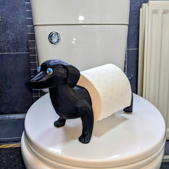  Set of 3💥Toilet Roll Holder - Funny Toilet Paper Holder