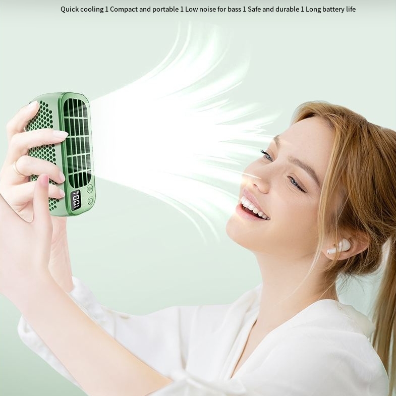 3-in-1 Mini Fan – Your Cool Companion Anywhere, Anytime! 🏡🌿