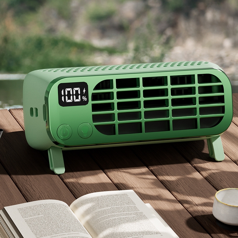 3-in-1 Mini Fan – Your Cool Companion Anywhere, Anytime! 🏡🌿