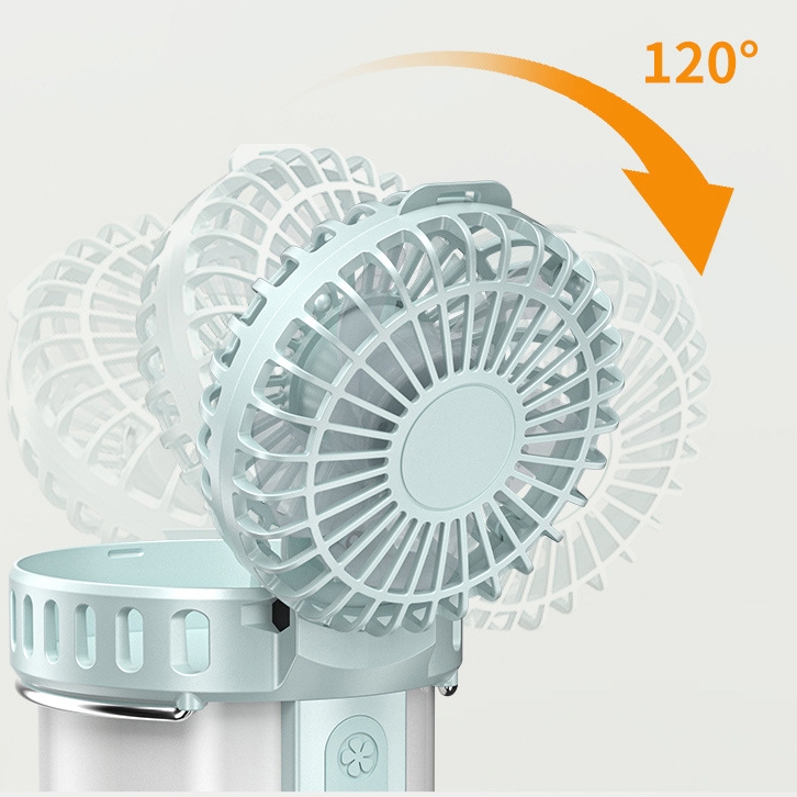 Camping Fan Includes Strong Flashlight