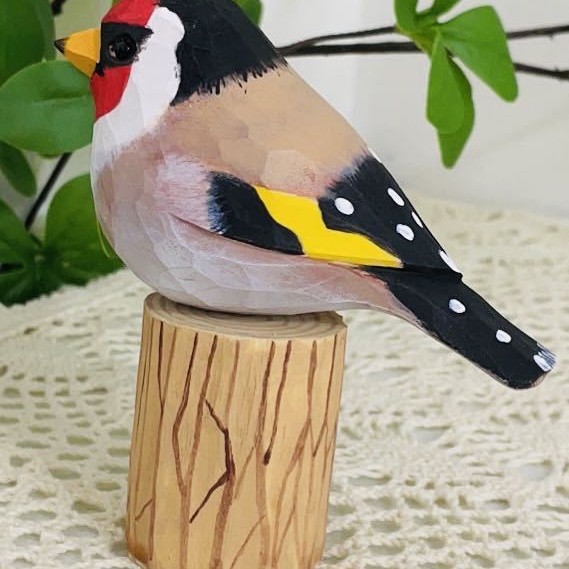 Handcrafted Bird + Stand
