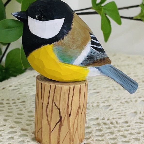 Handcrafted Bird + Stand