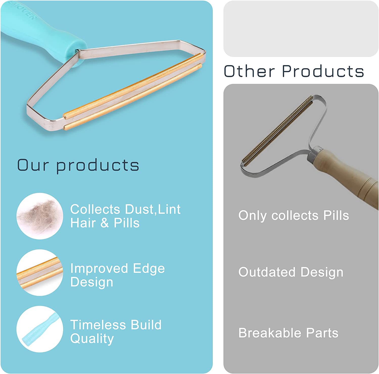 Keilini™ Deep Cleaning Dog Cat Hair Remover 2PCS