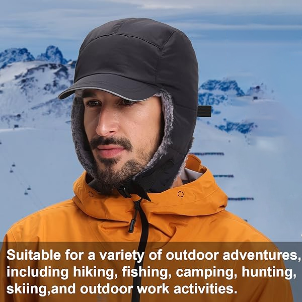 Windproof, Waterproof, Thickened, Warm, Retro-Style Aviator Hat