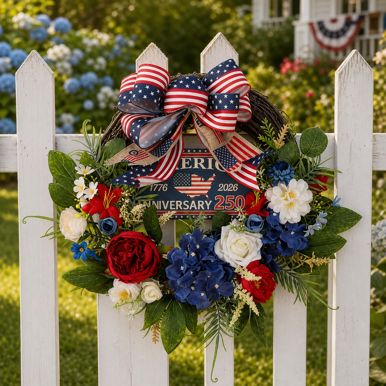 250th Anniversary Patriotic Wreath