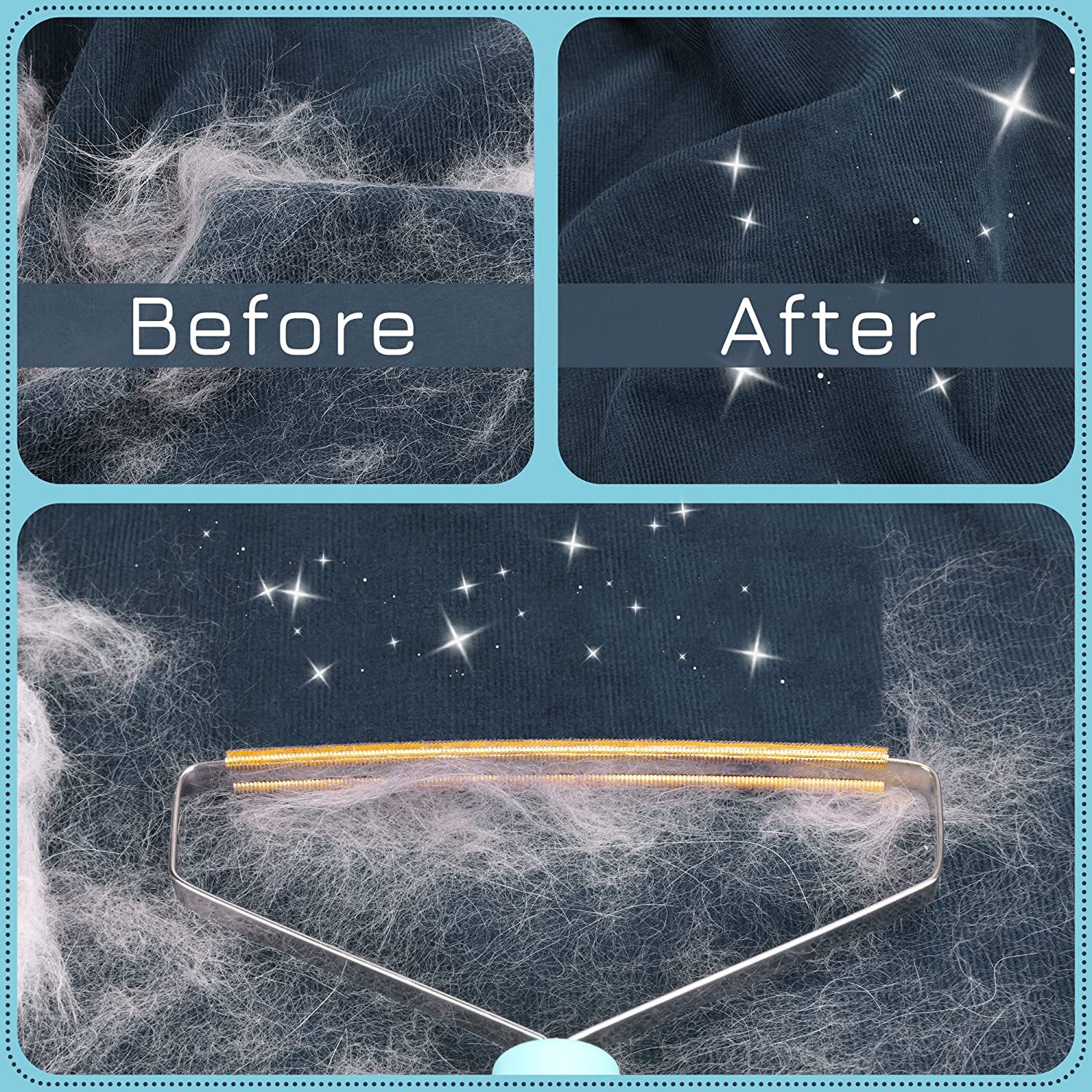 Keilini™ Deep Cleaning Dog Cat Hair Remover 2PCS