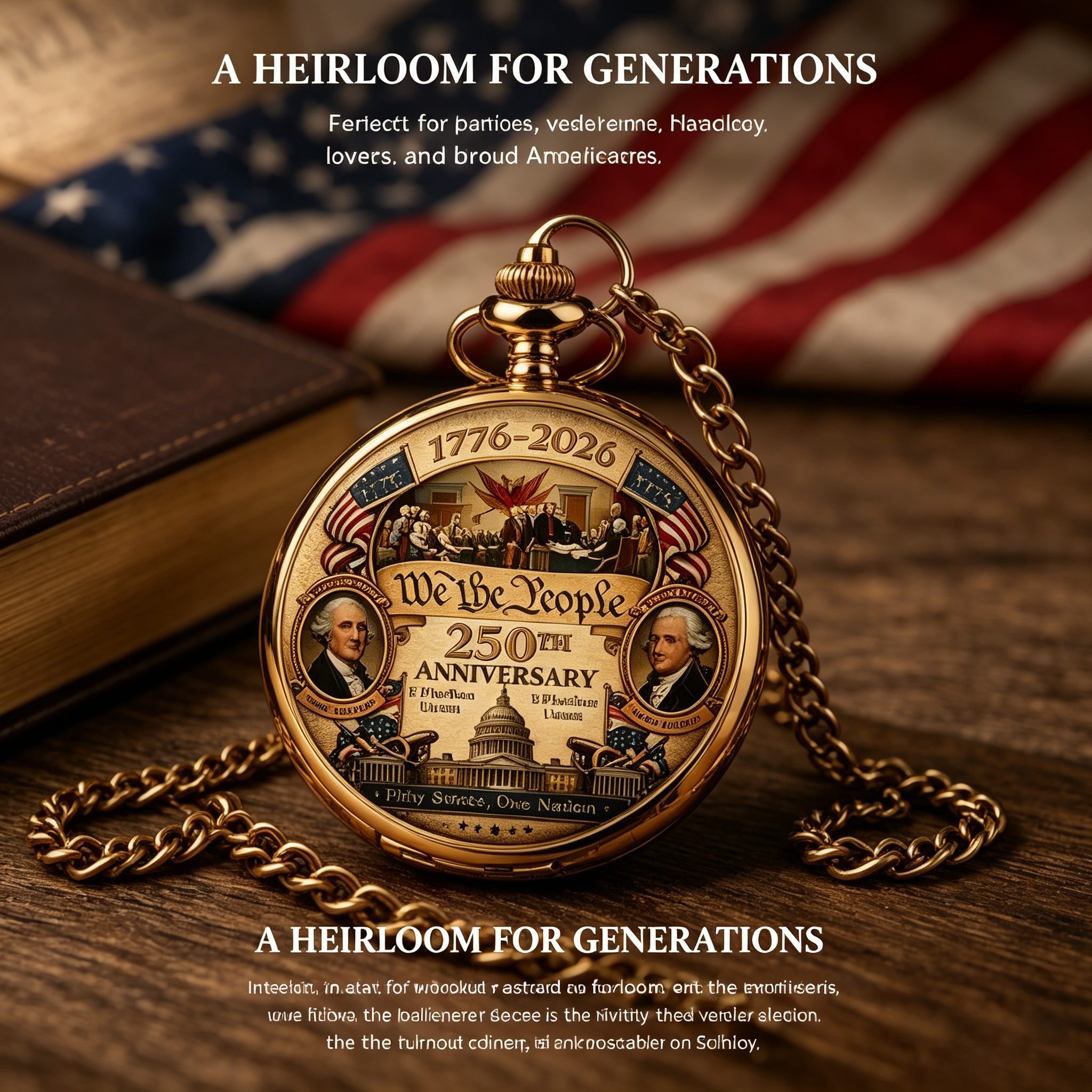 250th Anniversary of the U.S. Constitution Pocket Watch