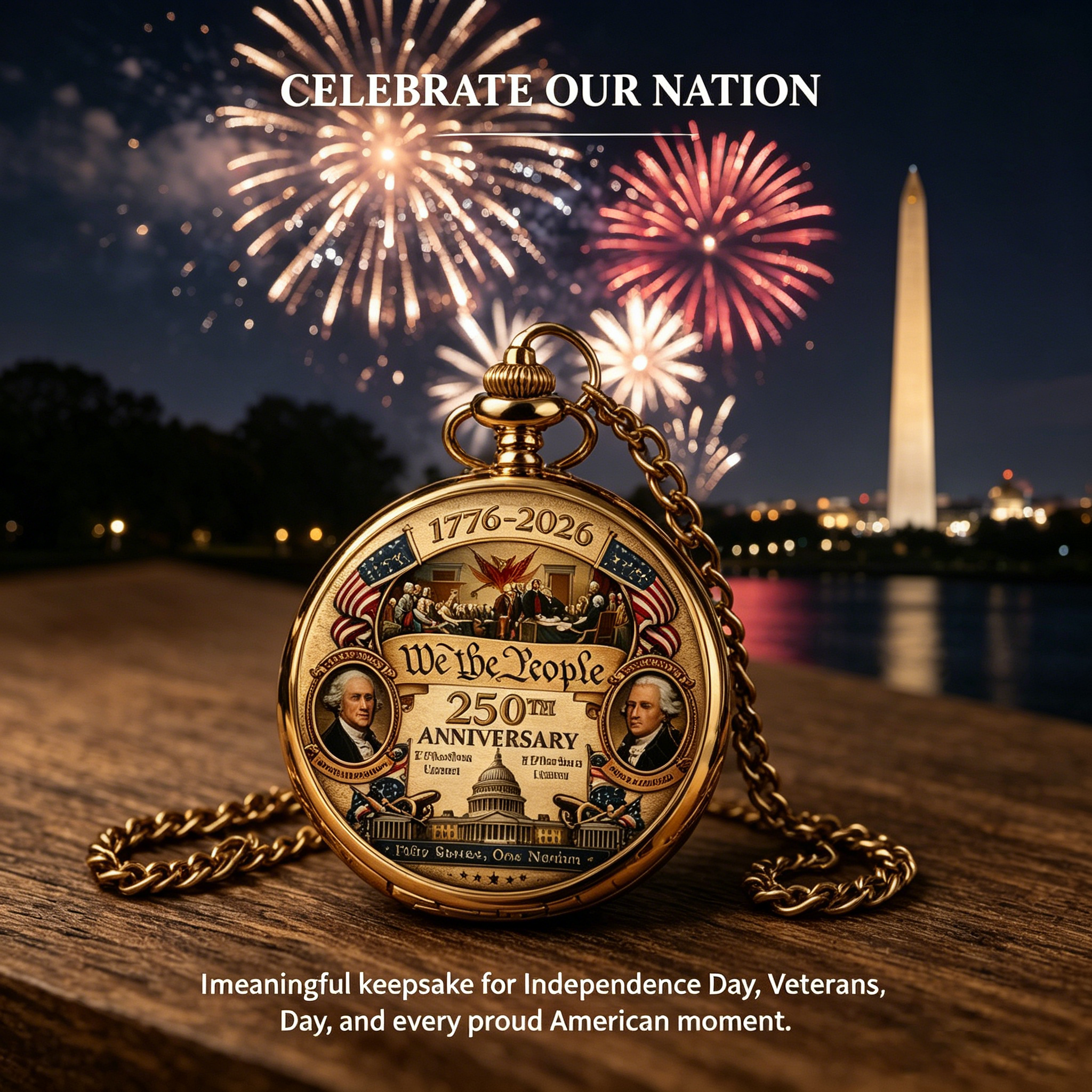 250th Anniversary of the U.S. Constitution Pocket Watch
