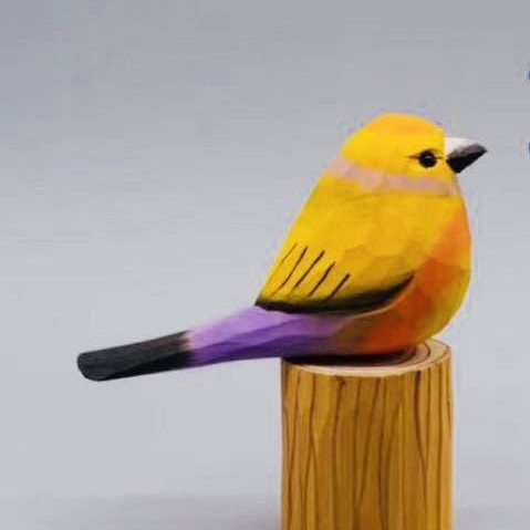 Handcrafted Bird + Stand