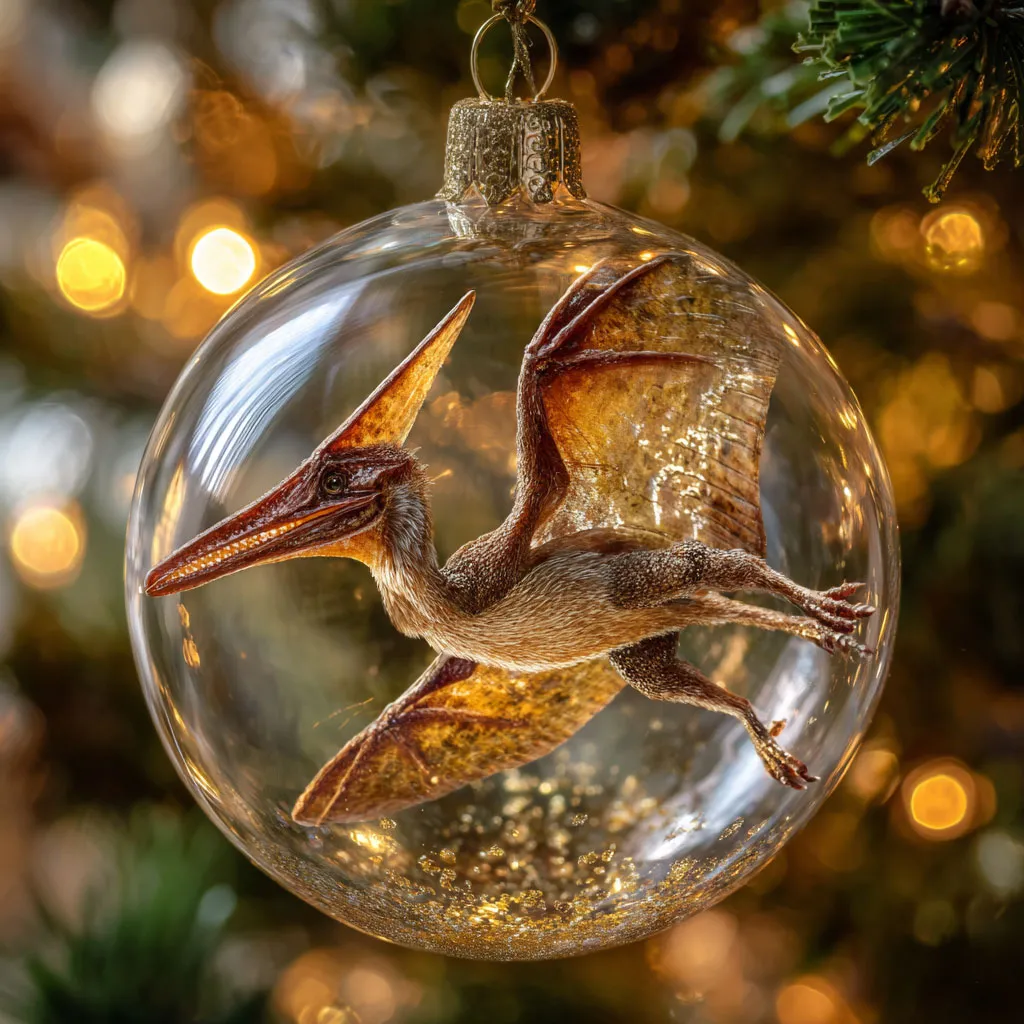 🎉 Black Friday Deal: 50% OFF – Dinosaur Christmas Ornament