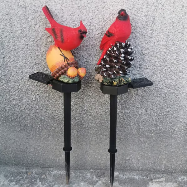 🔥Last Day - 45% OFF🐦Solar-Powered Cardinal Stake Light