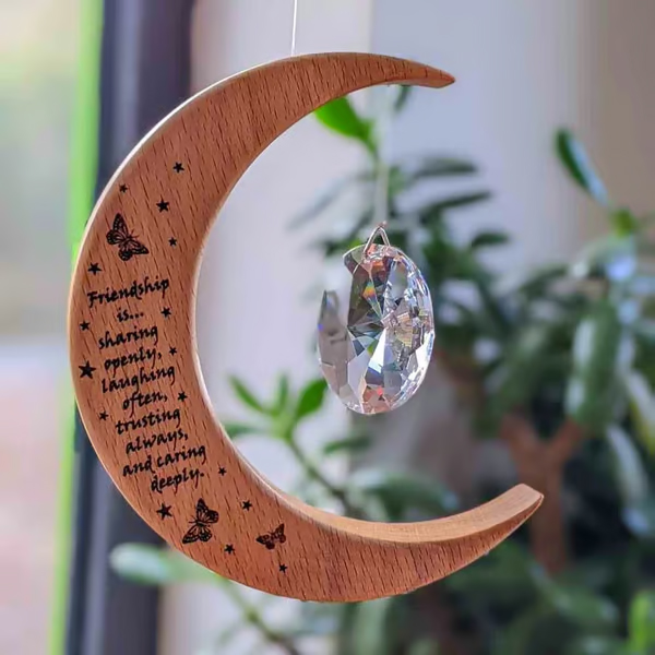 🔥Black Friday Sale 49% OFF🌙 Friendship Gift – Irish Moon Suncatcher 
