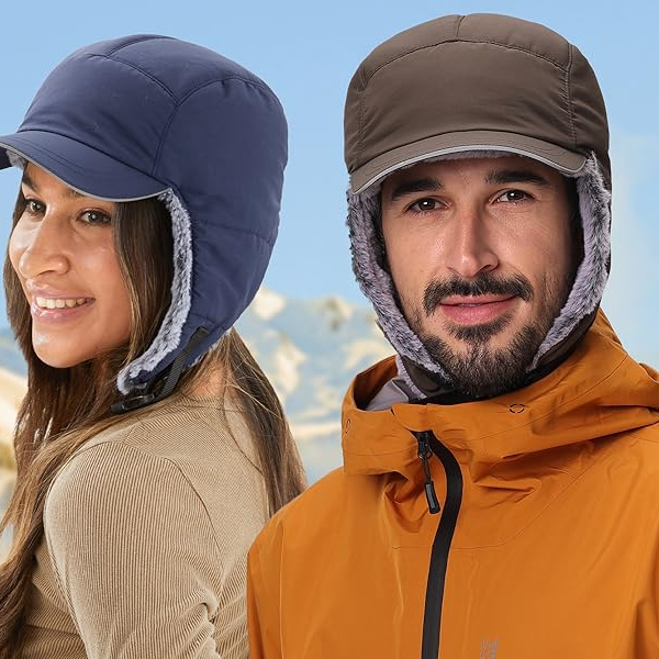 Windproof, Waterproof, Thickened, Warm, Retro-Style Aviator Hat