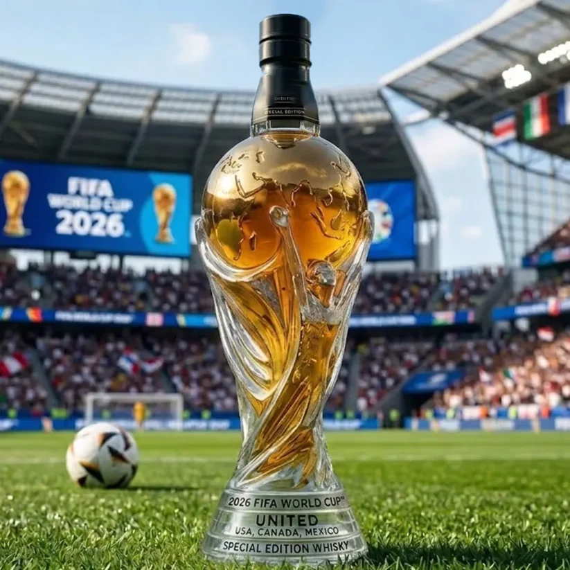 2026 World Cup Special Edition Whisky Bottle
