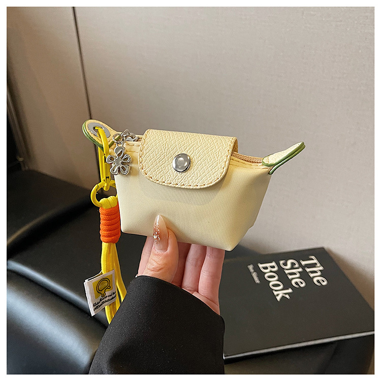 Dumpling Bag Detachable Nylon Wrist Strap Coin Purse