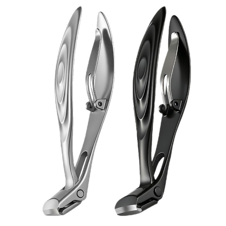 Long Handled Curved Head Nail Clippers with Catcher