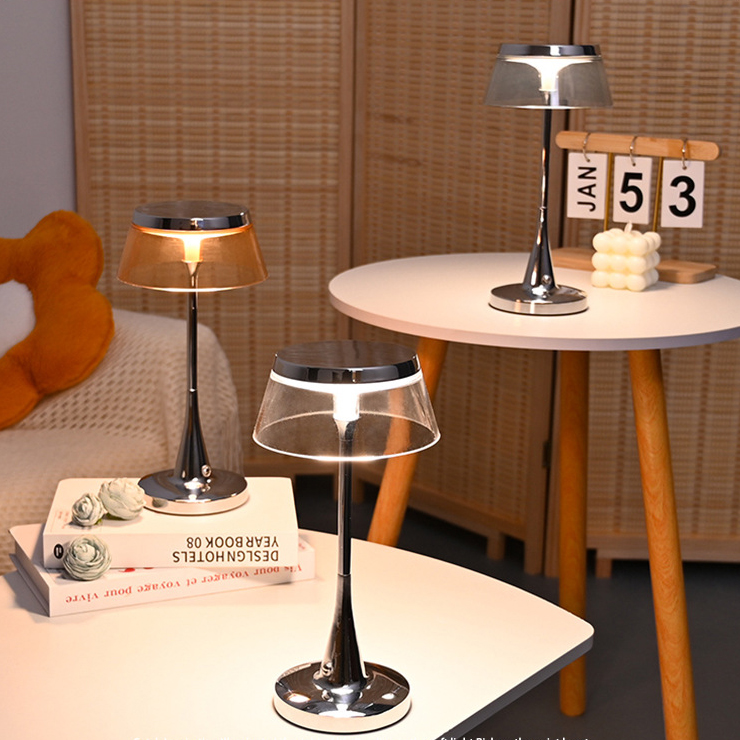 Cordless Table Lamp - Dimmable & Rechargeable Desk Light