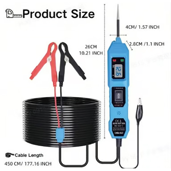 ⏰6-24V DC Automotive Electrical System Tester