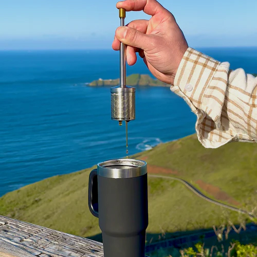 Premium Coffee and Tea Maker - Press the Plunger to Brew Anywhere