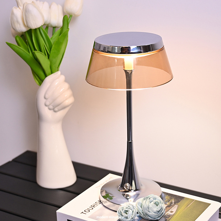 Cordless Table Lamp - Dimmable & Rechargeable Desk Light