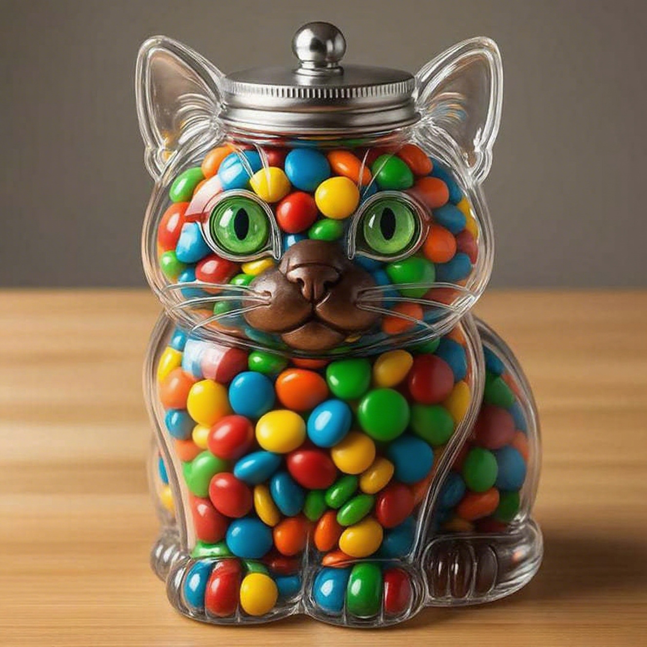 Unique Halloween Glass Candy Jar