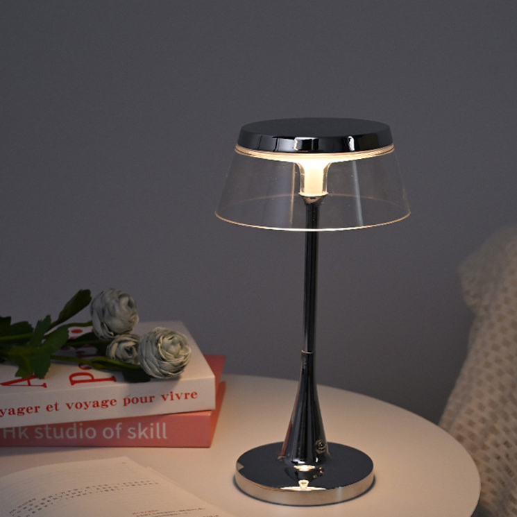 Cordless Table Lamp - Dimmable & Rechargeable Desk Light