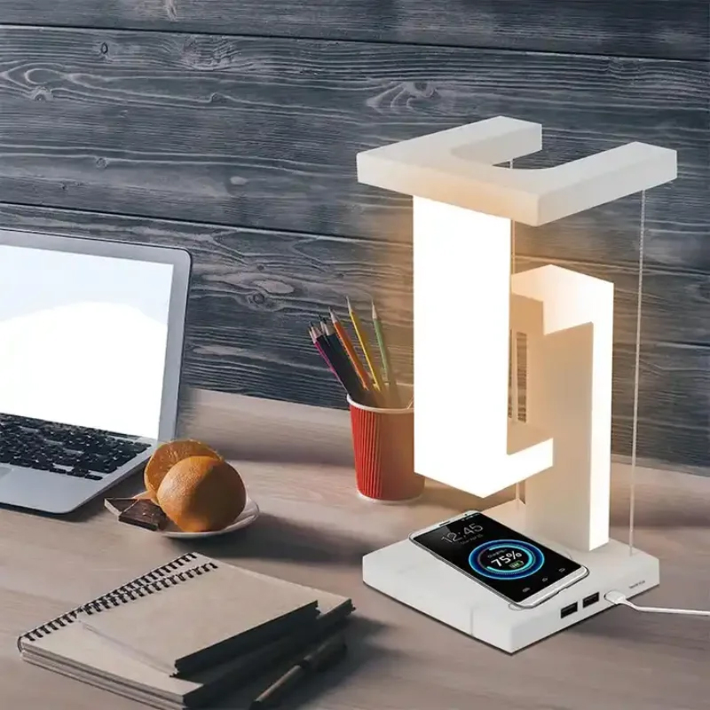 Anti-gravity Night Light with Wireless Charger