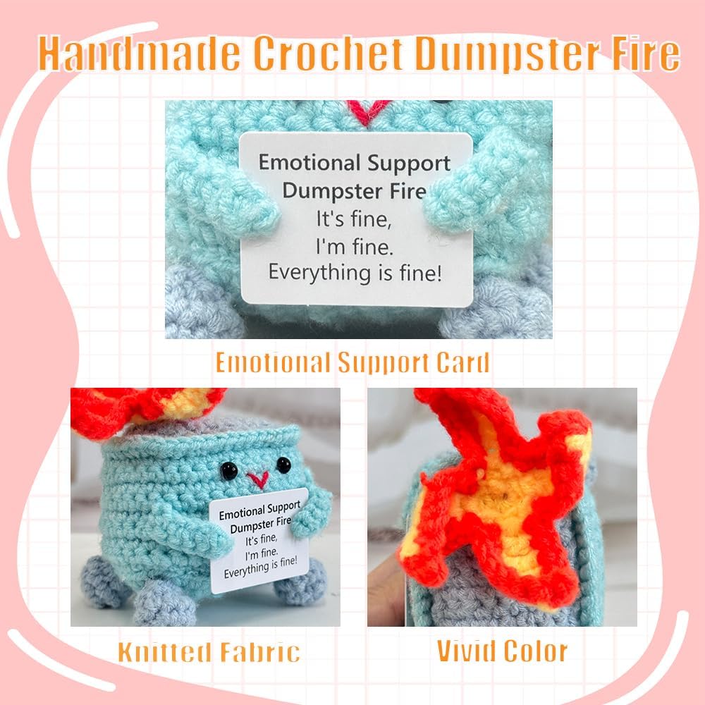 Emotional Support Crochet Dumpster