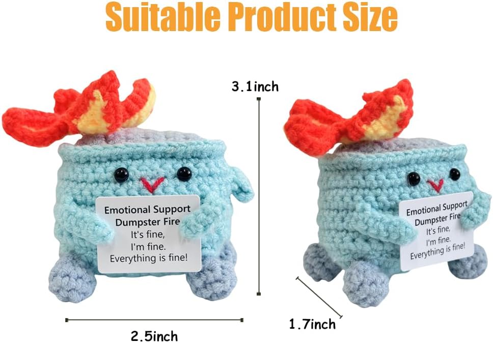 Emotional Support Crochet Dumpster