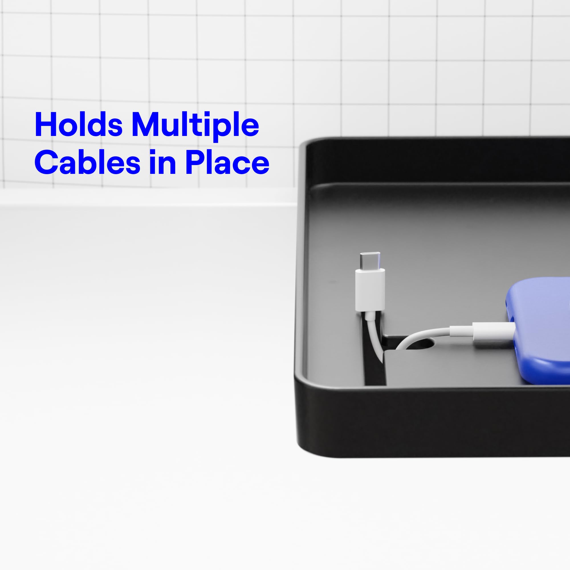 Bedside table tray storage rack