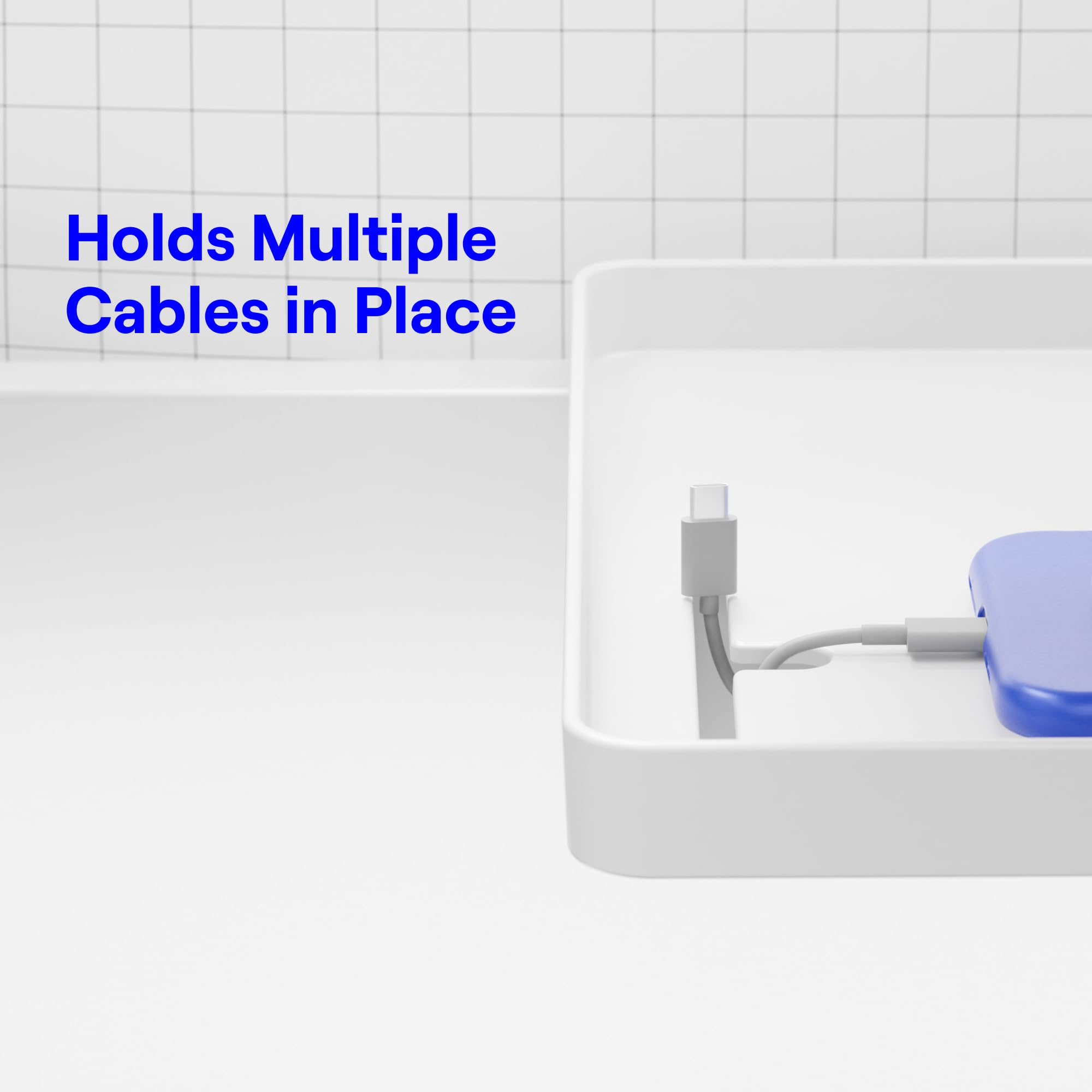 Bedside table tray storage rack