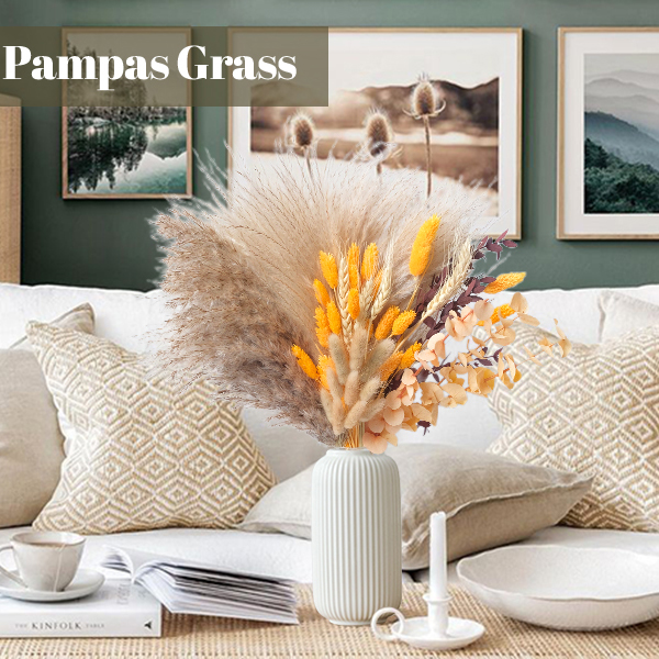 Pampas grass fall home decor