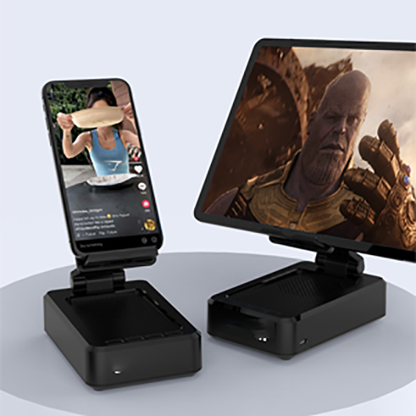 HD Surround Sound Phone Holder with Wireless Bluetooth Speaker