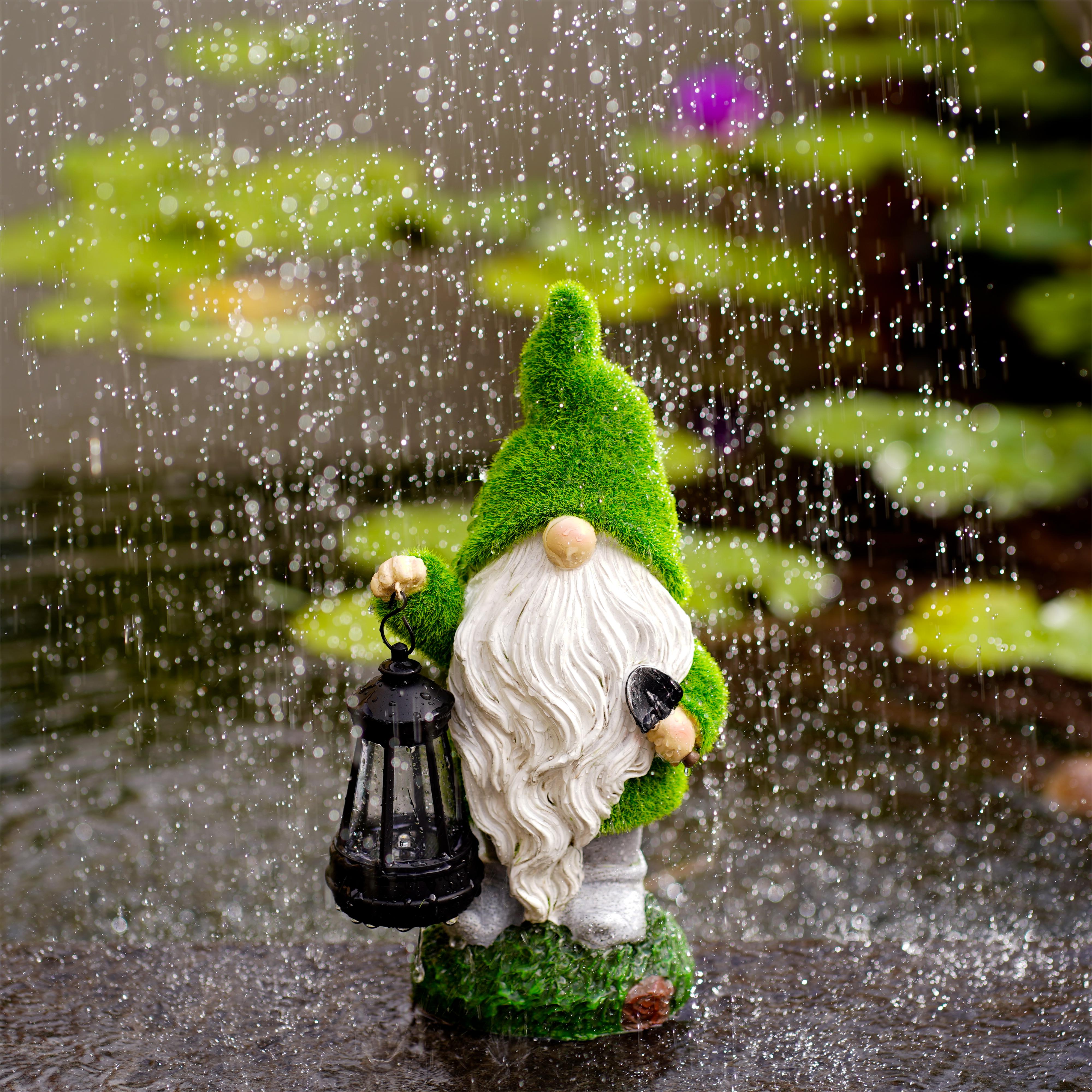 Solar Garden Outdoor Dwarf Statue